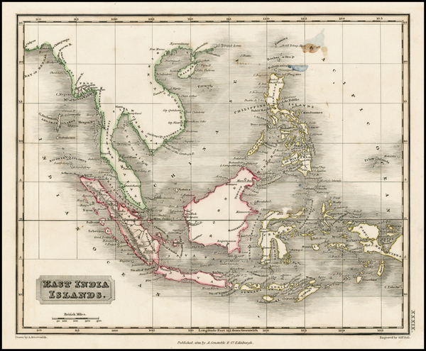 39-Southeast Asia Map By Aaron Arrowsmith