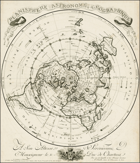 43-World, Northern Hemisphere and Polar Maps Map By Jean-Claude Dezauche