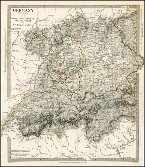 6-Switzerland and Germany Map By SDUK