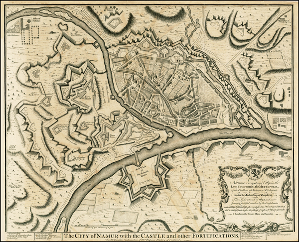 98-Netherlands Map By Paul de Rapin de Thoyras