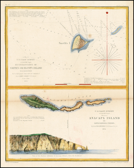 71-California Map By United States Coast Survey