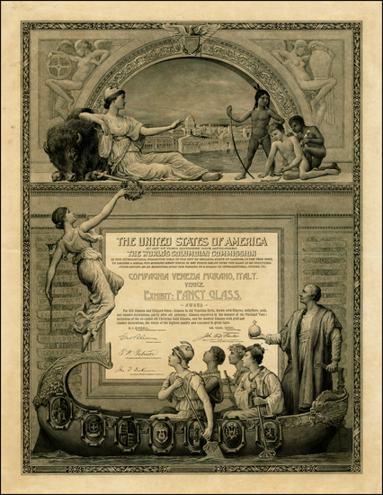 66-United States, Midwest, South America and America Map By United States Treasury Department