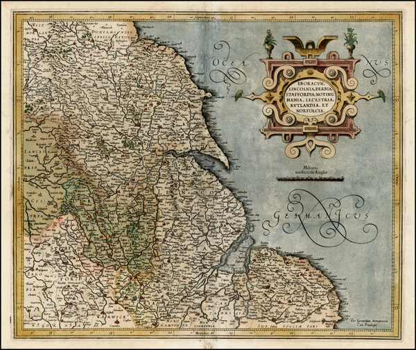 7-British Isles Map By  Gerard Mercator