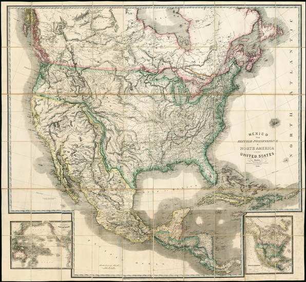 28-United States, Texas, Plains, Southwest, Rocky Mountains, North America and California Map By J