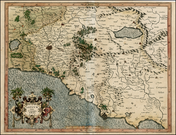 14-Italy Map By  Gerard Mercator