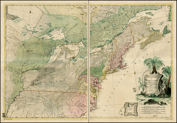 40-United States, Mid-Atlantic, South, Southeast, Midwest and North America Map By Johann Christop