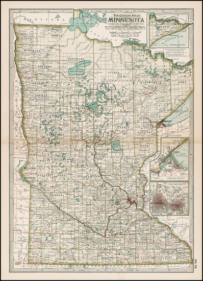 30-Midwest Map By The Century Company