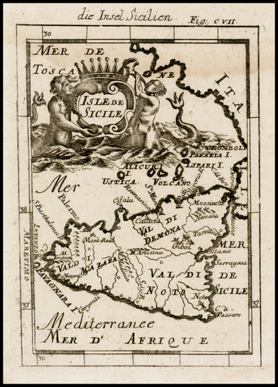 10-Italy and Balearic Islands Map By Alain Manesson Mallet