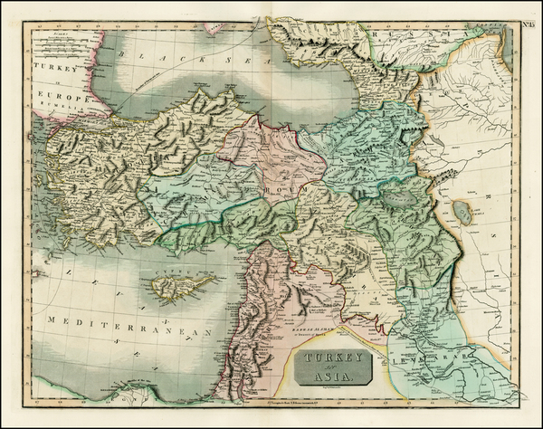 85-Turkey and Turkey & Asia Minor Map By John Thomson