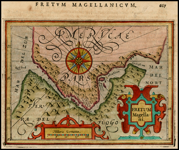 27-South America Map By Jodocus Hondius -  Gerard Mercator