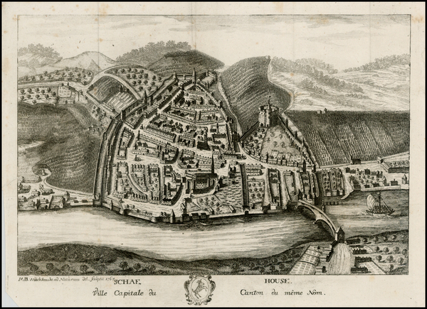 30-Switzerland Map By Emanuel Tourneisen