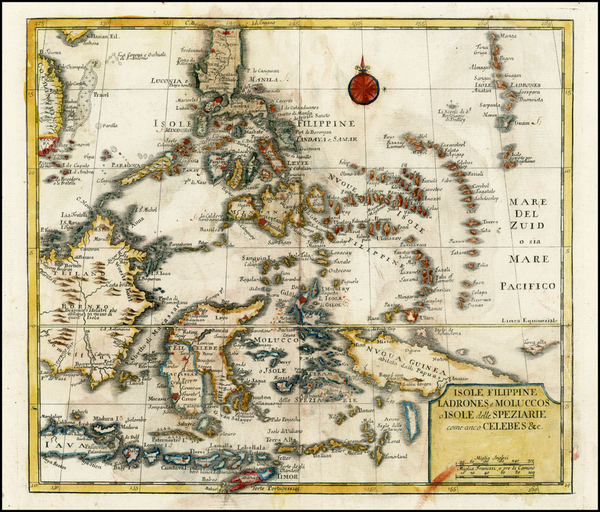 51-Southeast Asia and Philippines Map By Giambattista Albrizzi