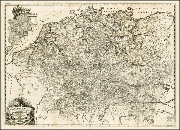 93-Europe, Netherlands, Switzerland, Poland, Hungary, Baltic Countries and Germany Map By Gottfrie