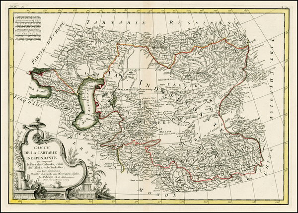 58-Central Asia & Caucasus and Russia in Asia Map By Rigobert Bonne