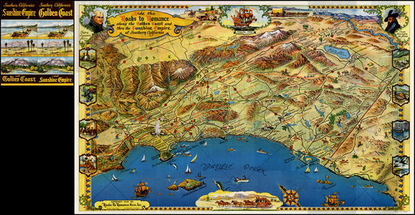 39-California Map By Roads To Romance Inc.