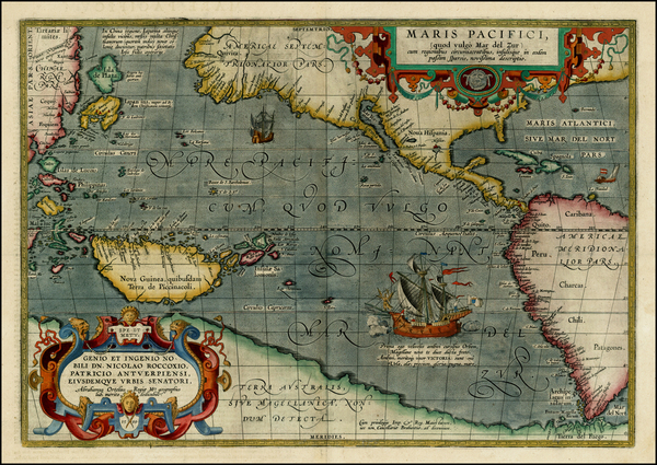 3-Western Hemisphere, Polar Maps, South America, Pacific, Australia, Oceania and America Map By A