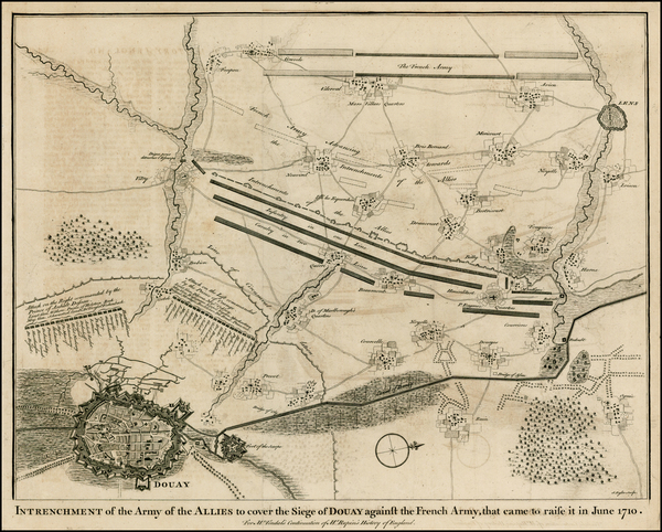 27-France Map By Paul de Rapin de Thoyras