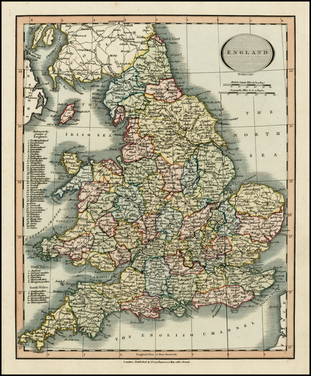 5-British Isles Map By John Cary