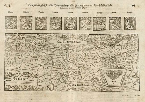 46-Europe, Baltic Countries and Germany Map By Sebastian Munster