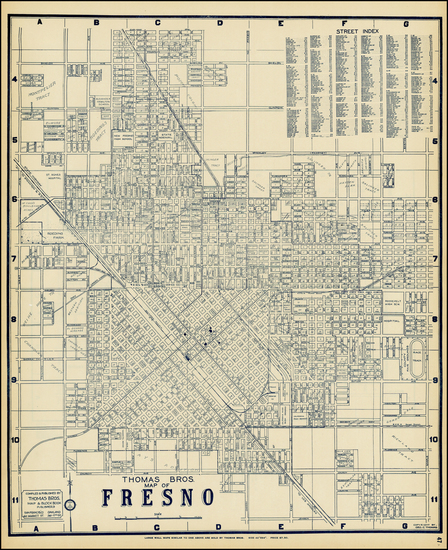 71-California Map By Thomas Brothers