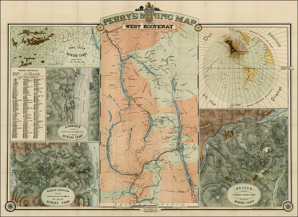 81-Canada Map By Charles E. Perry