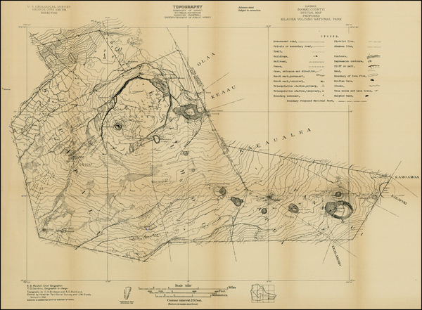 81-Hawaii and Hawaii Map By U.S. Geological Survey