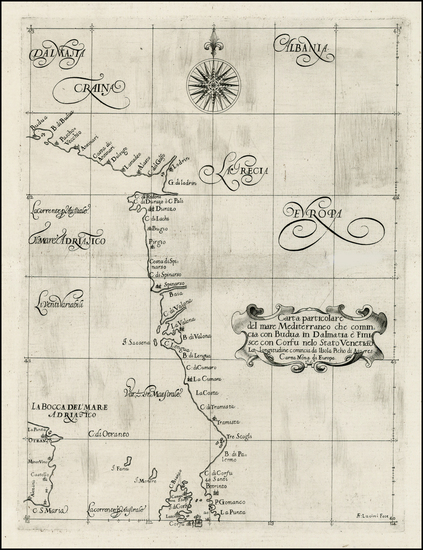 51-Balkans, Italy and Greece Map By Robert Dudley