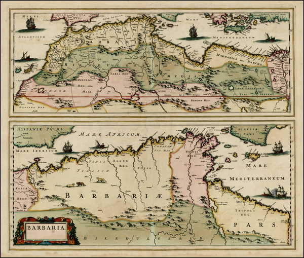 1-Mediterranean, North Africa and Balearic Islands Map By Christopher Browne