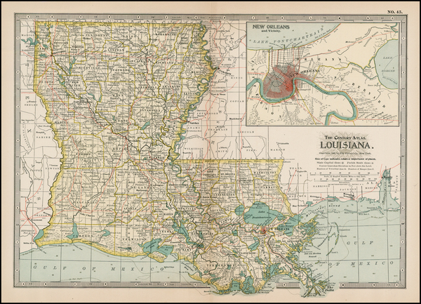 75-South Map By The Century Company