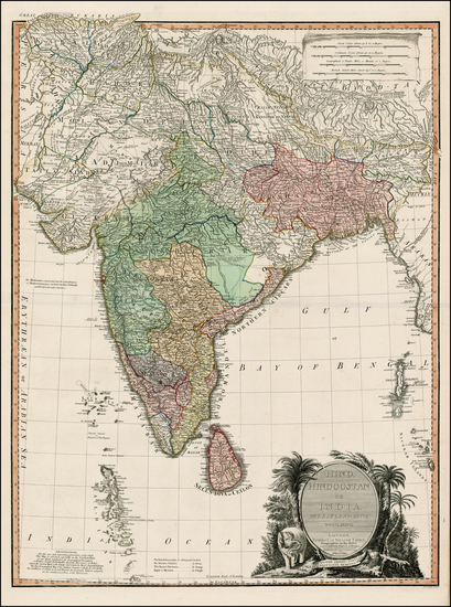 0-India and Other Islands Map By William Faden