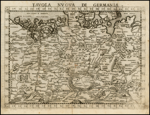 69-Poland, Hungary, Czech Republic & Slovakia, Baltic Countries and Germany Map By Girolamo Ru