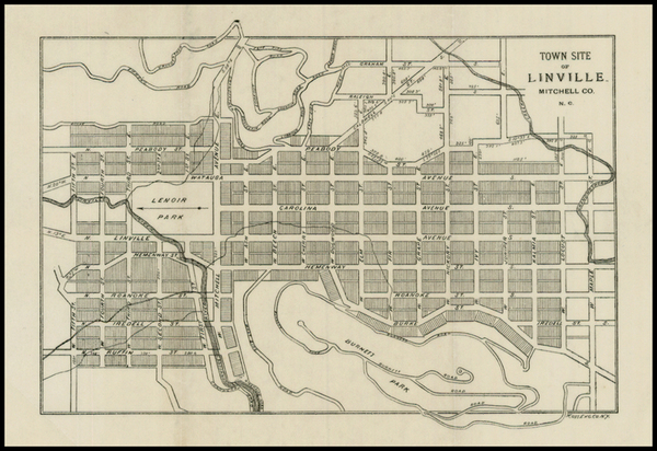 100-North Carolina Map By Anonymous