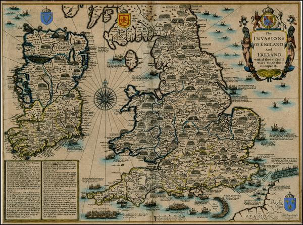 11-British Isles Map By John Speed