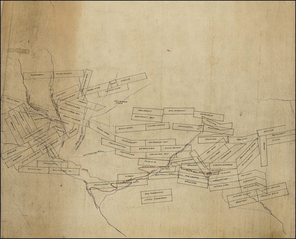 27-Rocky Mountains and Colorado Map By Anonymous