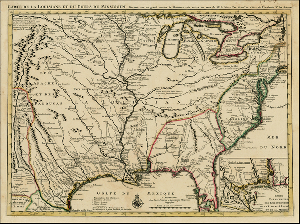 6-South, Southeast, Midwest and Southwest Map By Johannes Covens  &  Cornelis Mortier