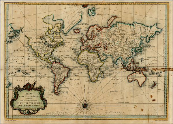 46-World, World, Australia & Oceania, Australia, Oceania and New Zealand Map By Jacques Nicola