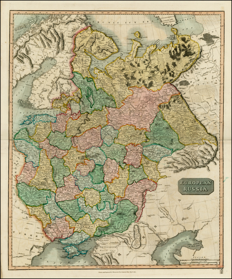 79-Russia and Ukraine Map By John Thomson