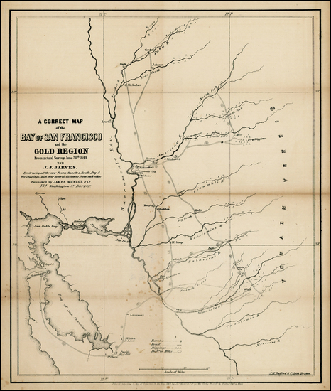 20-California Map By James Jackson Jarves