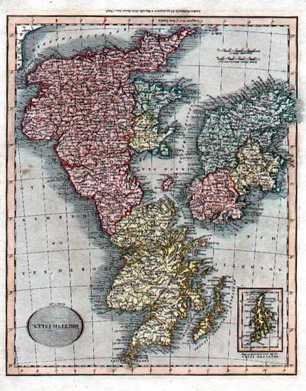 47-Europe and British Isles Map By John Cary