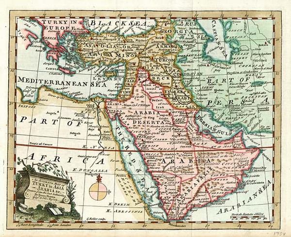 85-Asia, Central Asia & Caucasus, Middle East, Turkey & Asia Minor and Russia in Asia Map 