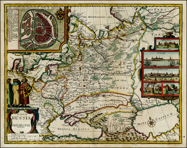 4-Russia and Ukraine Map By John Speed