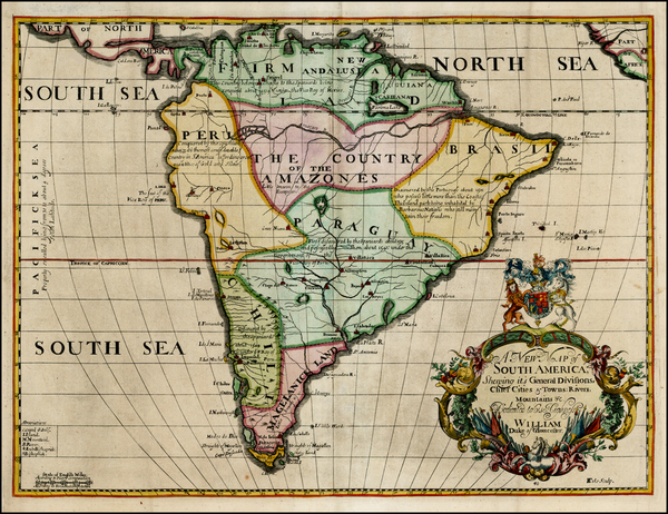 15-South America Map By Edward Wells