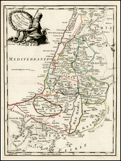 80-Holy Land Map By George Louis Le Rouge