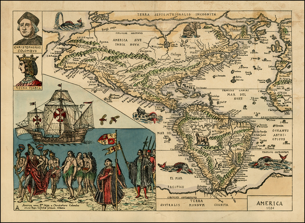 8-South America and America Map By 