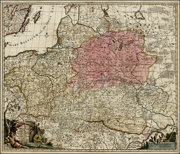 53-Poland, Ukraine and Baltic Countries Map By Gerard Van Keulen