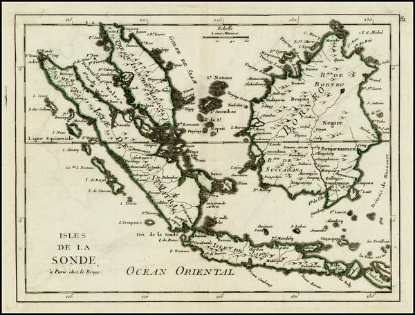 70-Southeast Asia and Indonesia Map By George Louis Le Rouge