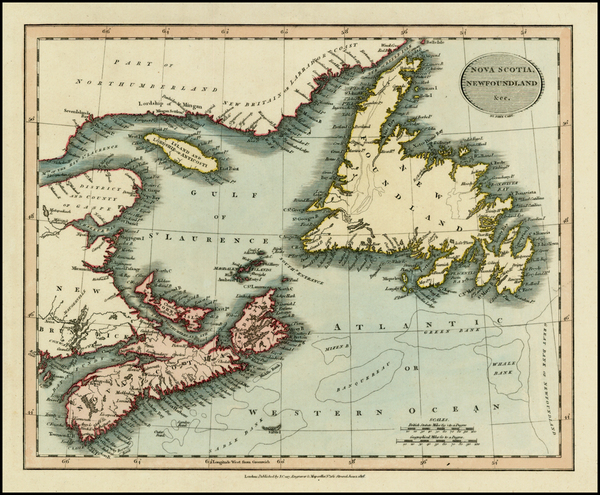 42-Canada Map By John Cary
