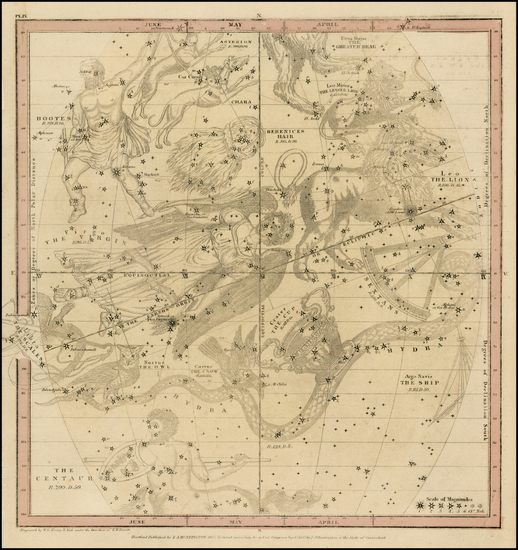 88-Celestial Maps Map By Elijah J. Burritt