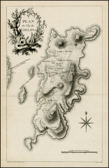 13-Balearic Islands and Greece Map By Marie Gabriel Auguste Florens,  Choiseul-Gouffier