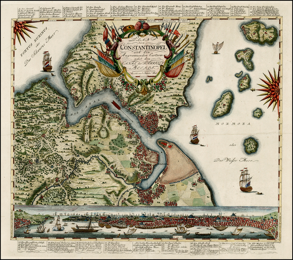 94-Turkey and Turkey & Asia Minor Map By Franz Nikolaus  Rolffsen